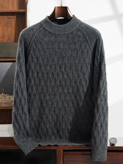 100% Pure Cashmere Jacquard Sweater