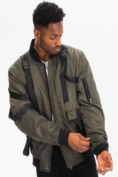 TACTICAL BOMBER JACKET.