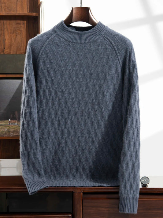 100% Pure Cashmere Jacquard Sweater