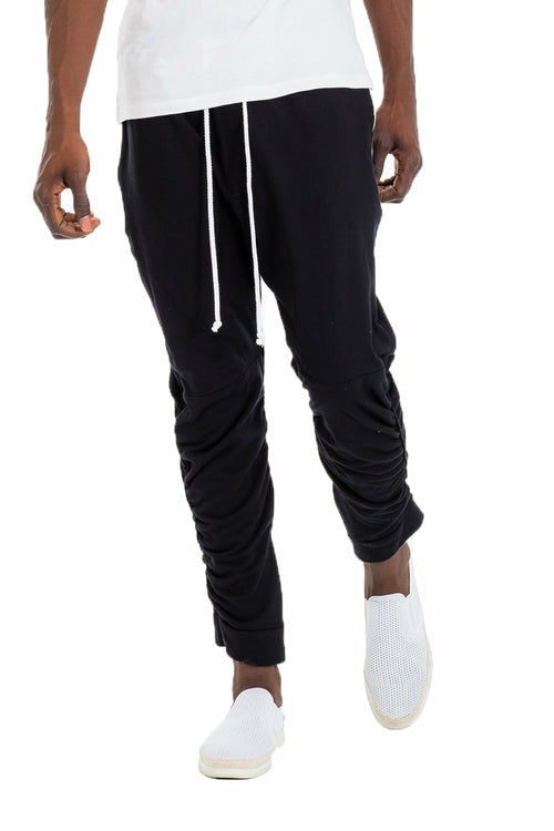 Gathered Cotton Sweats.