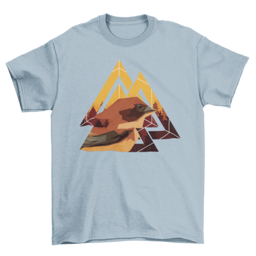 Geometric Bird T-shirt