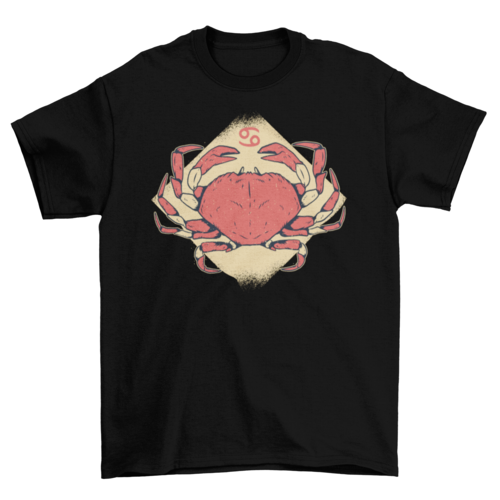 Cancer Zodiac Sign T-shirt