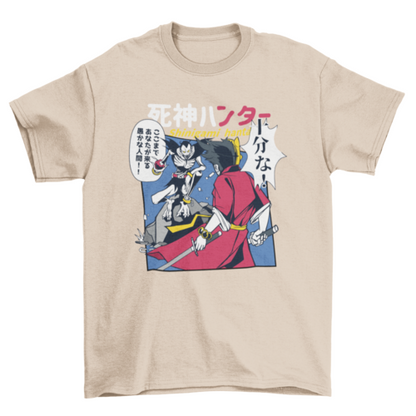 Cool Japanese monster comic t-shirts