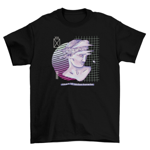 Vaporwave sculpture t-shirt