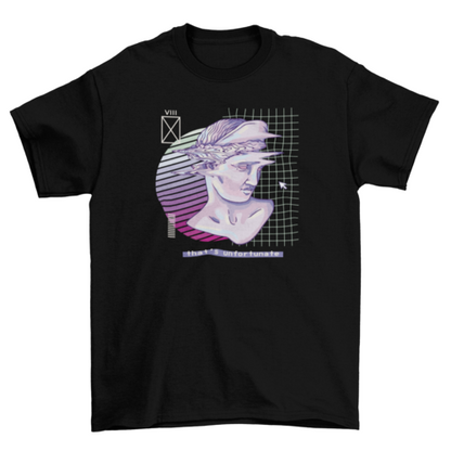 Vaporwave sculpture t-shirt