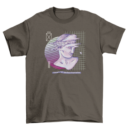Vaporwave sculpture t-shirt