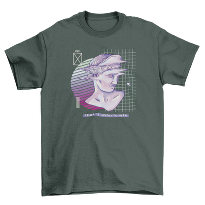 Vaporwave sculpture t-shirt