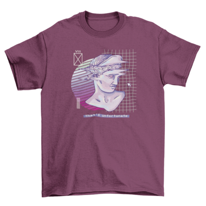 Vaporwave sculpture t-shirt