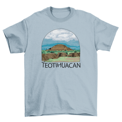 Landscape Teotihuacan Mexico t-shirts