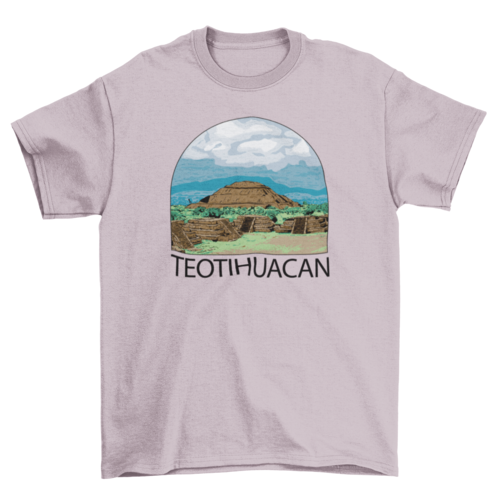 Landscape Teotihuacan Mexico t-shirts
