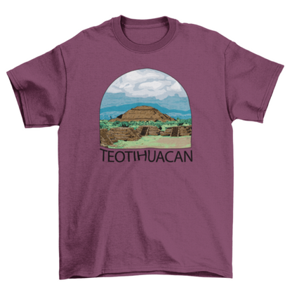 Landscape Teotihuacan Mexico t-shirts