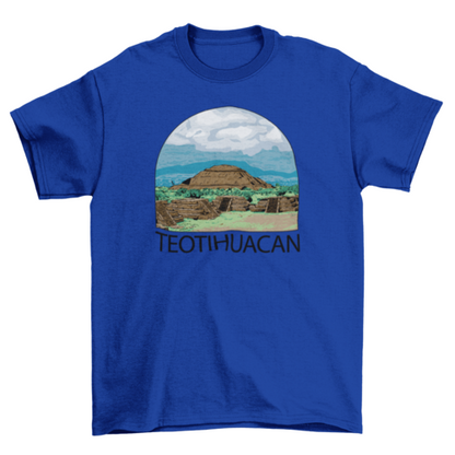 Landscape Teotihuacan Mexico t-shirts