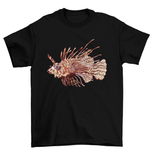 Lion Fish T-shirt Design