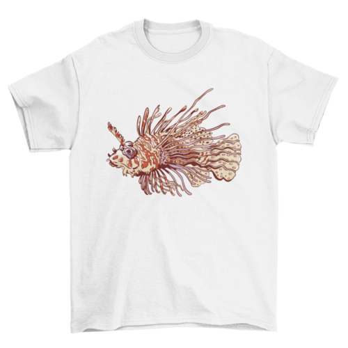 Lion Fish T-shirt Design
