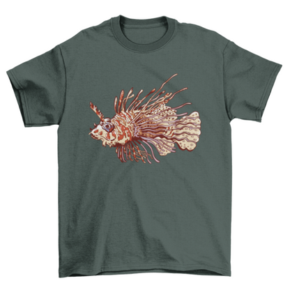 Lion Fish T-shirt Design