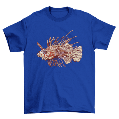 Lion Fish T-shirt Design