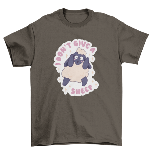 Yoga sheep funny t-shirt