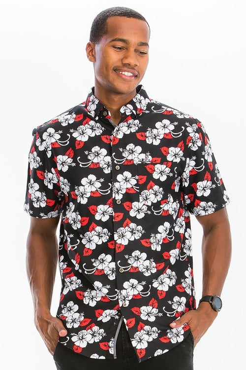 HAWAIIAN BUTTON DOWN SHIRT