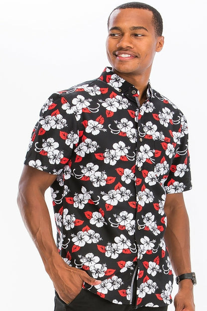 HAWAIIAN BUTTON DOWN SHIRT