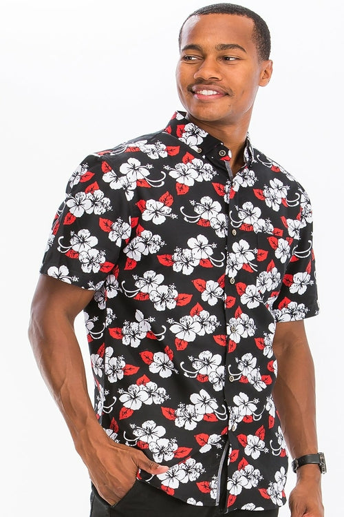 HAWAIIAN BUTTON DOWN SHIRT