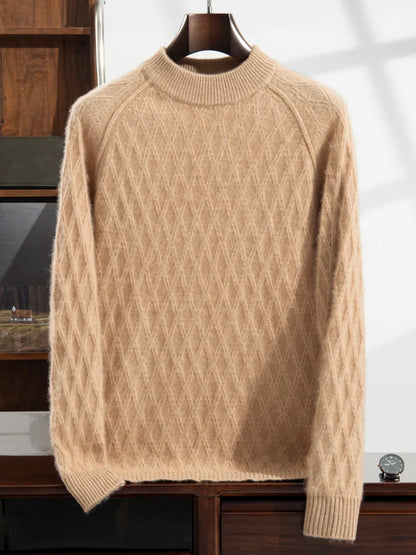 100% Pure Cashmere Jacquard Sweater
