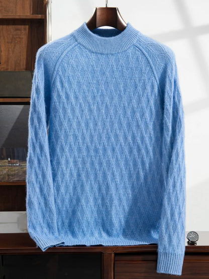 100% Pure Cashmere Jacquard Sweater