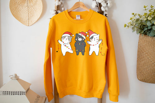 Cute Cats Christmas Sweatshirts