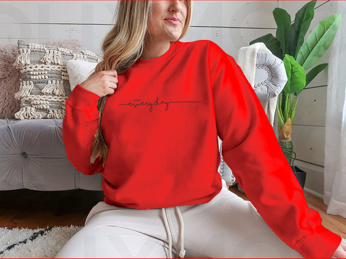 Enjoy Everyday Typographical Design for Sweatshirt