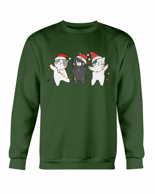 Cute Cats Christmas Sweatshirts