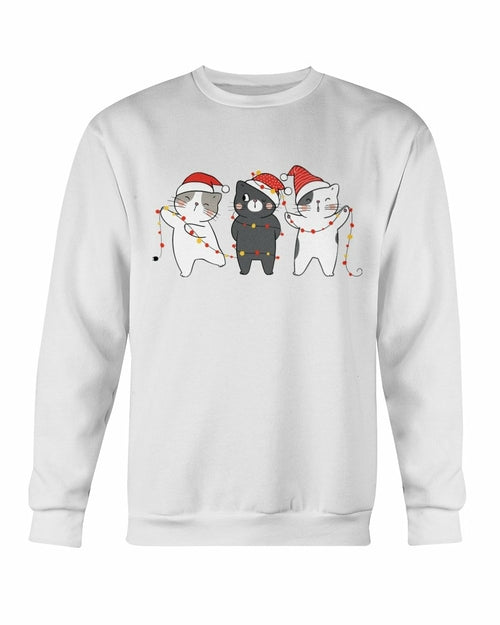 Cute Cats Christmas Sweatshirts
