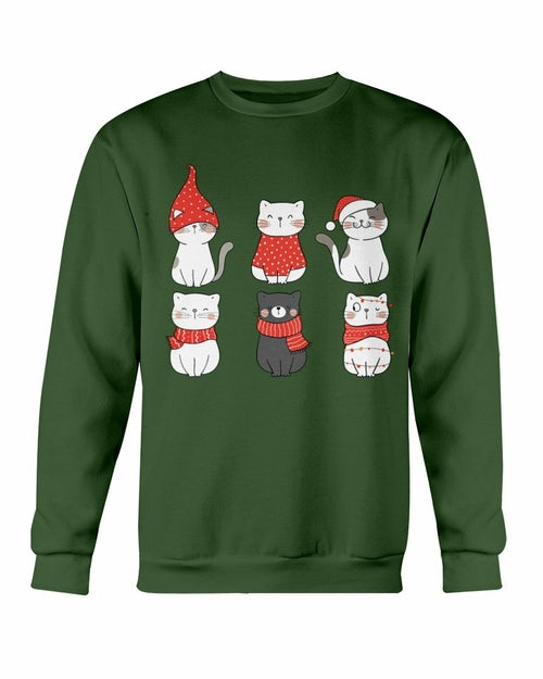 Cute Cats Christmas Sweatshirt