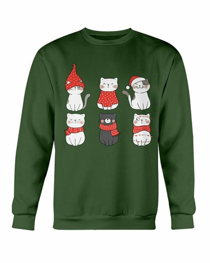 Cute Cats Christmas Sweatshirt