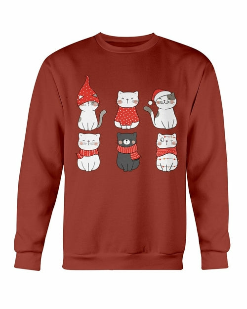 Cute Cats Christmas Sweatshirt