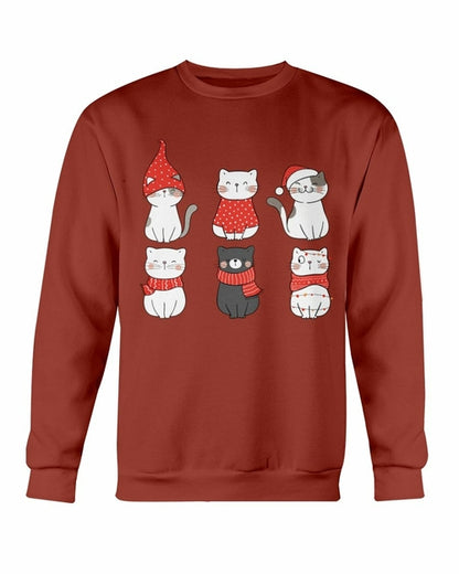 Cute Cats Christmas Sweatshirt