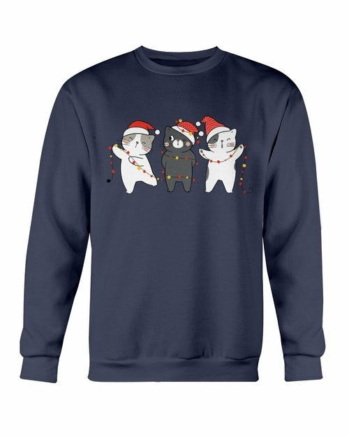 Cute Cats Christmas Sweatshirts