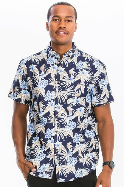 HAWAIIAN BUTTON DOWN SHIRT